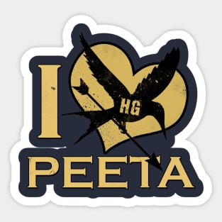 I Heart Peeta Sticker